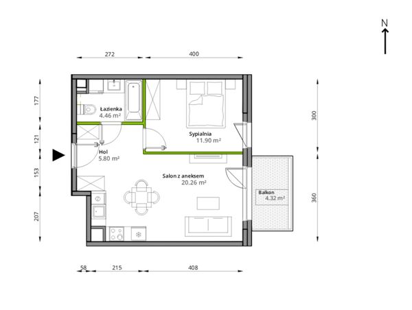 Rzut Aleje Praskie - 135/7