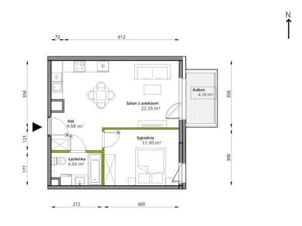 Rzut Aleje Praskie - 136/7