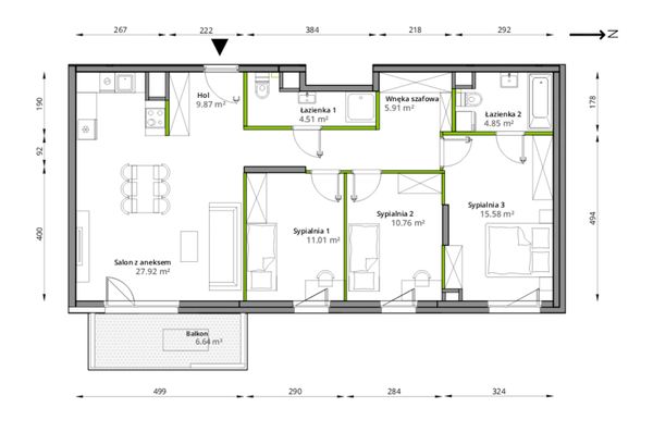 Rzut Aleje Praskie - 137/7