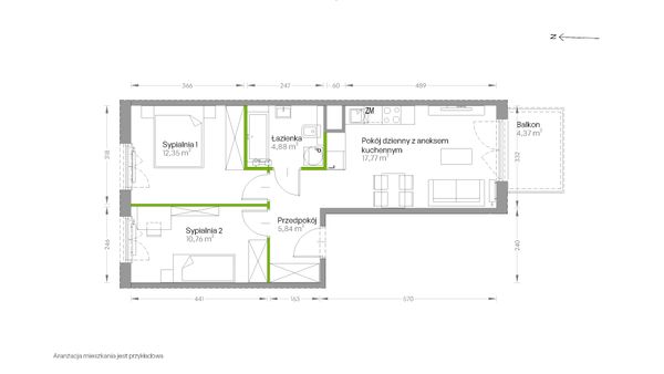 Rzut Centralna Vita - D.010