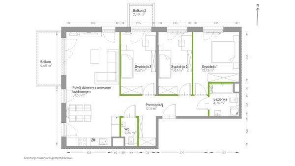 Rzut Centralna Vita - D.027