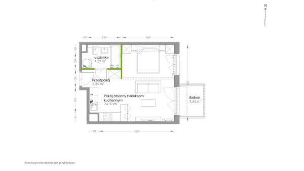 Rzut Centralna Vita - D.035