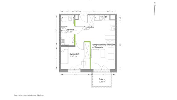 Rzut Centralna Vita - D.060