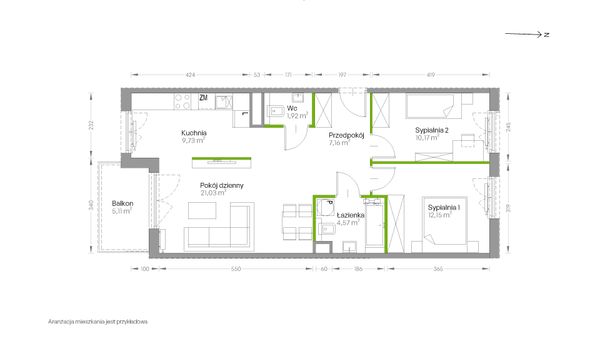 Rzut Centralna Vita - D.062
