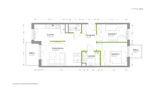Rzut Centralna Vita - D.065