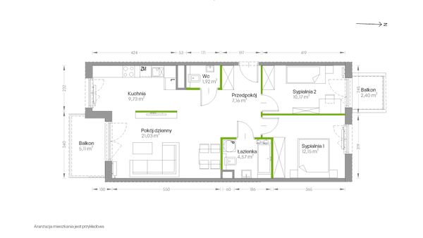 Rzut Centralna Vita - D.071