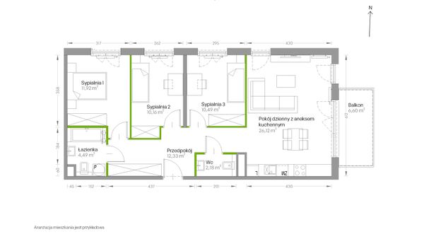 Rzut Centralna Vita - D.079