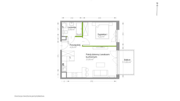 Rzut Centralna Vita - D.080