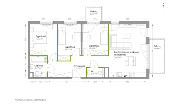 Rzut Centralna Vita - D.083