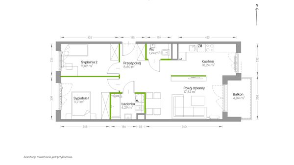 Rzut Centralna Vita - D.089