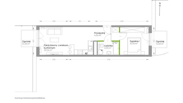 Rzut Centralna Vita - D.102