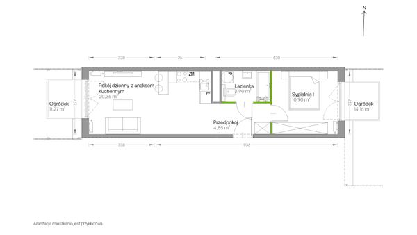 Rzut Centralna Vita - D.103