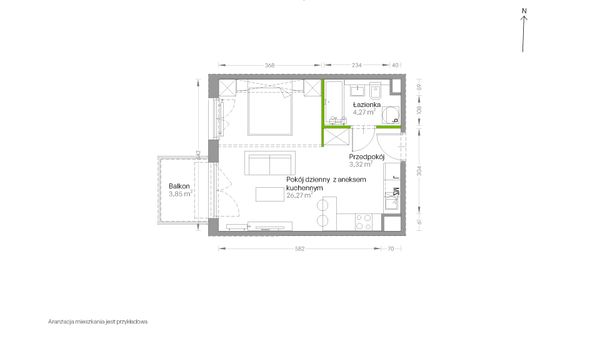 Rzut Centralna Vita - D.139