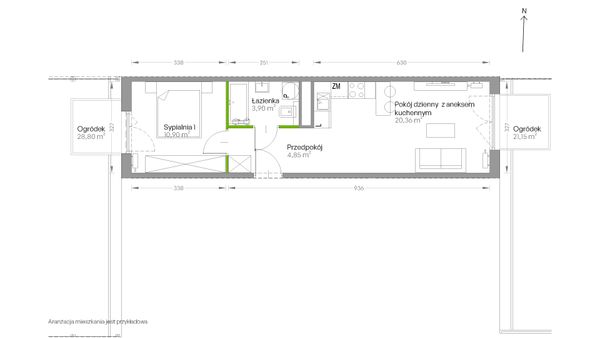 Rzut Centralna Vita - D.141