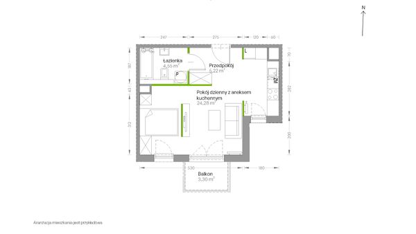 Rzut Centralna Vita - D.177