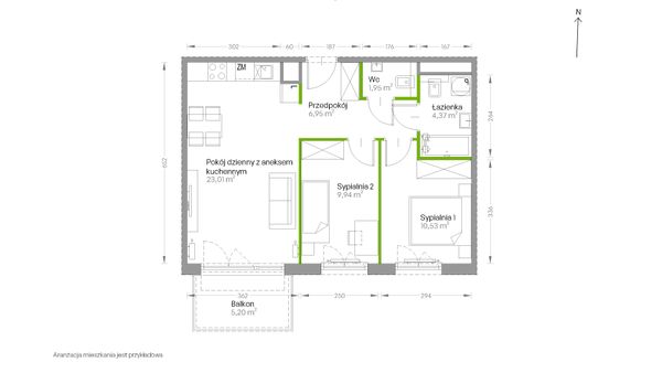 Rzut Centralna Vita - D.214