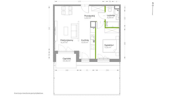 Rzut Centralna Vita - D.217