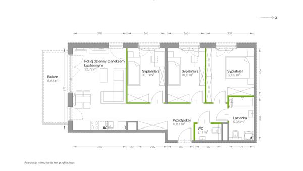 Rzut Centralna Vita - D.234