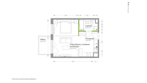 Rzut Centralna Vita - D.257