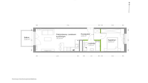 Rzut Centralna Vita - D.270