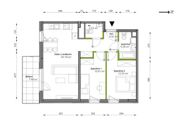 Rzut Aleje Praskie - 014/7