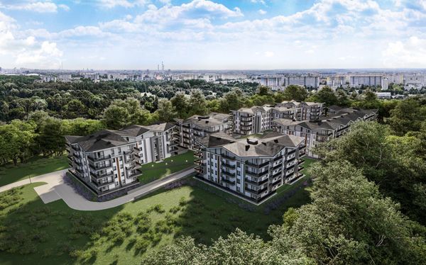 Rzut Botanic Park - Mieszkanie na sprzedaż, Łódź, Polesie, 708434  PLN