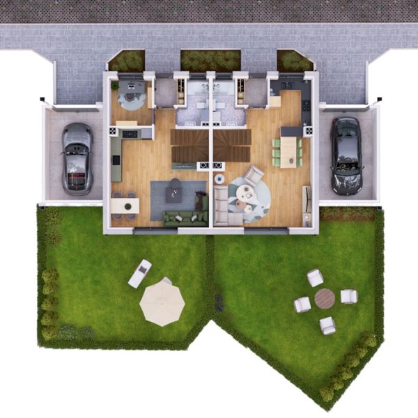 Rzut Sosnova - Dom na sprzedaż, Gdynia, Chwarzno-Wiczlino, 1015000  PLN