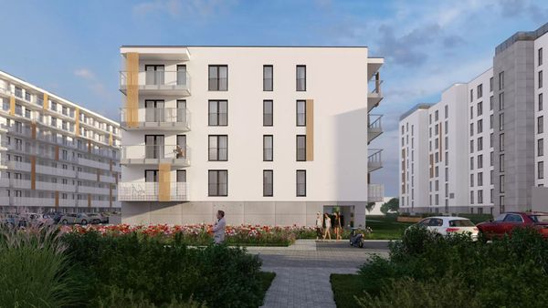 Rzut Mierzeja Wiślana etap III - Mieszkanie na sprzedaż, Kraków, Podgórze