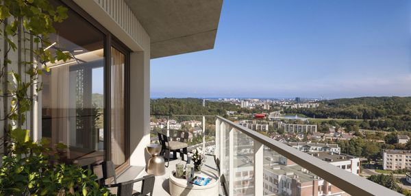 Rzut Leśna Góra - Mieszkanie na sprzedaż, Gdańsk, Brętowo, 715595  PLN