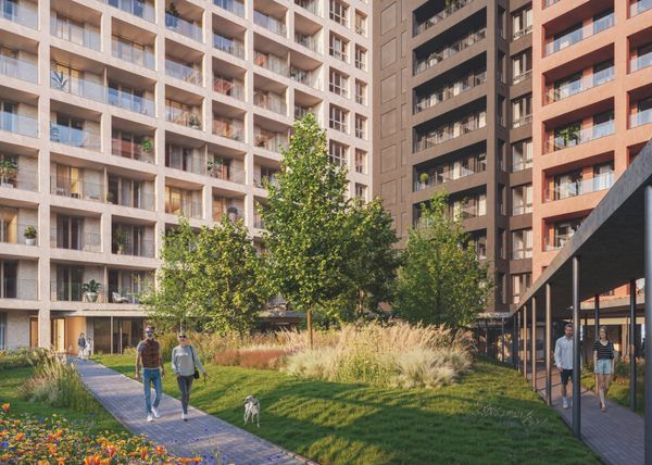 Rzut Awangarda Mogilska - Mieszkanie na sprzedaż, Kraków, Prądnik Czerwony