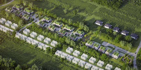 Rzut River Park - Mieszkanie na sprzedaż, Kraków, Bronowice