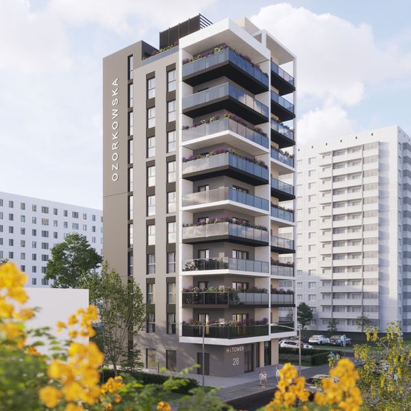 Rzut Hi Tower - Mieszkanie na sprzedaż, Łódź, Widzew