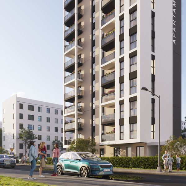 Rzut Hi Tower - Mieszkanie na sprzedaż, Łódź, Widzew