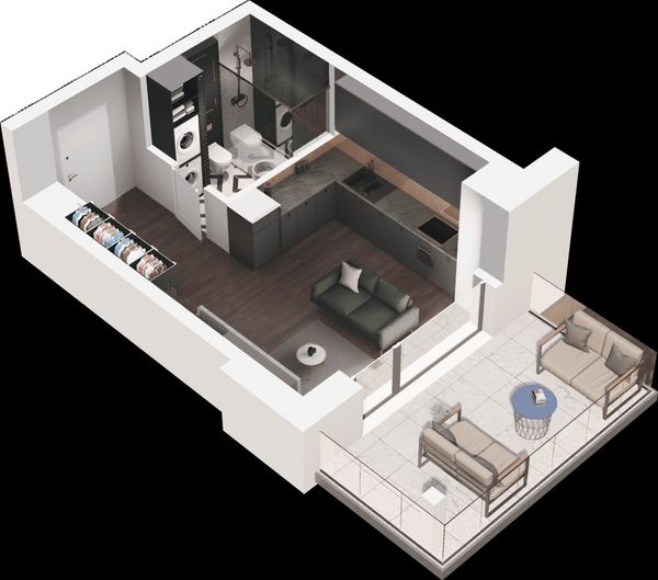 Rzut Ville Garden  - Mieszkanie na sprzedaż, Katowice, Ligota, 336045  PLN