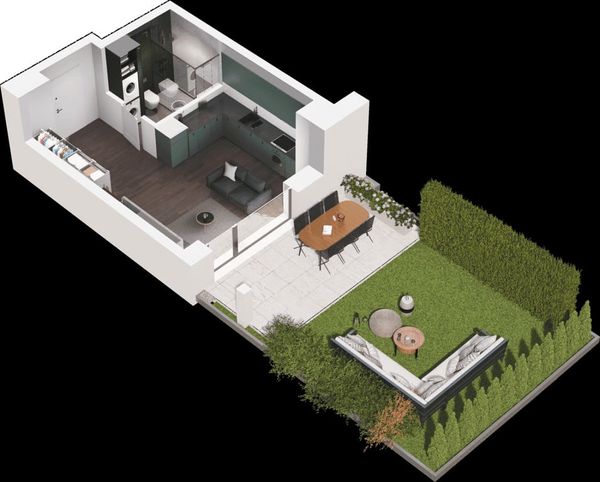 Rzut Ville Garden  - Mieszkanie na sprzedaż, Katowice, Ligota, 387429  PLN