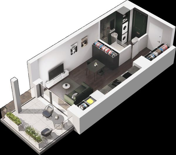 Rzut Ville Garden  - Mieszkanie na sprzedaż, Katowice, Ligota, 364208  PLN