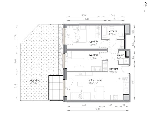 Rzut Przy Parku Vita - M2/3/0/01