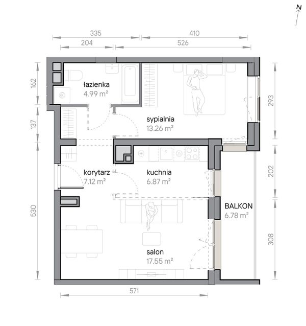 Rzut Przy Parku Vita - M2/3/1/17