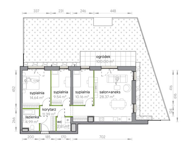 Rzut Przy Parku Vita - M1/1/0/04