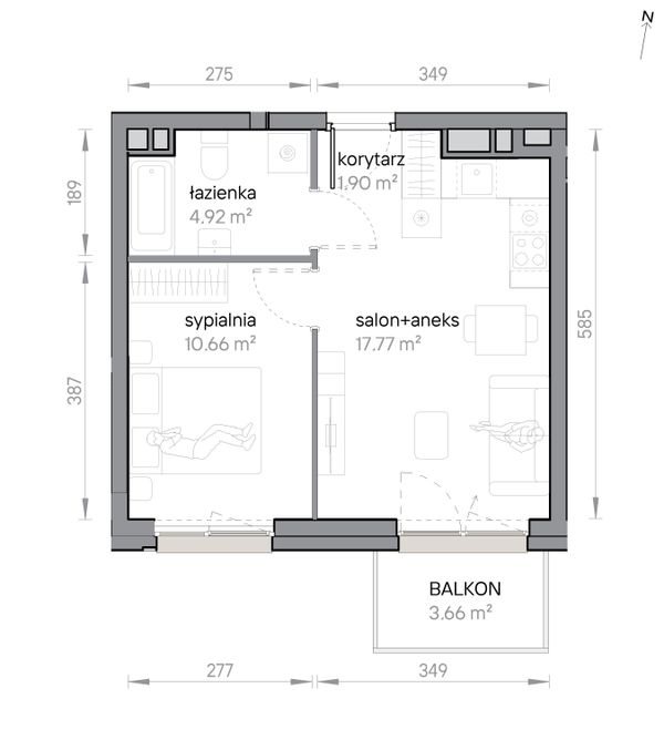 Rzut Przy Parku Vita - M2/2/1/05