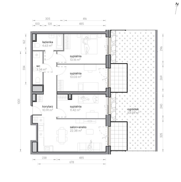 Rzut Przy Parku Vita - M2/3/0/05