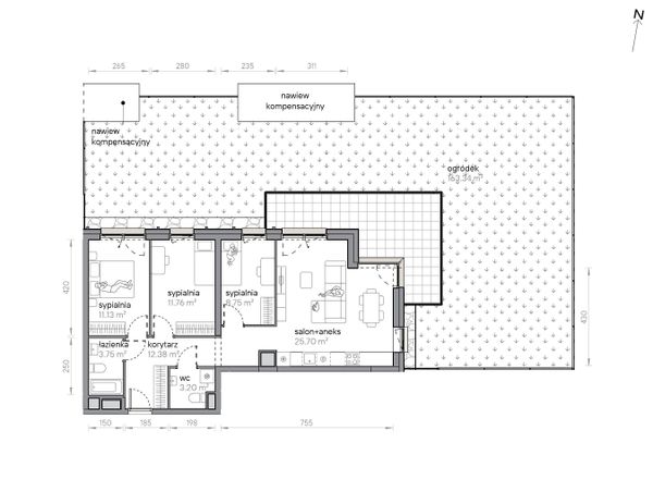 Rzut Przy Parku Vita - M2/3/0/08