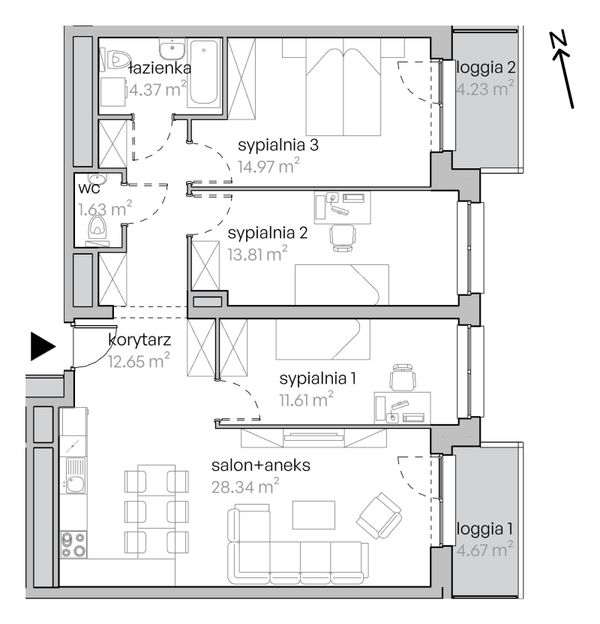 Rzut Legnicka Vita - L1/12/121