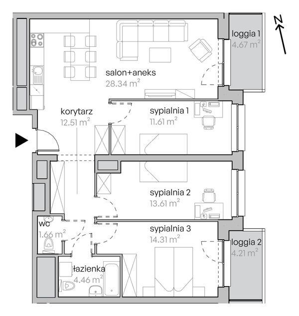 Rzut Legnicka Vita - L2/15/123