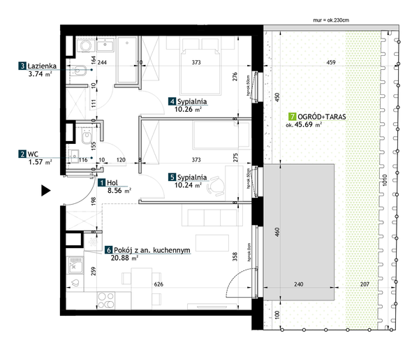 Rzut Stacja Rembertów - AA0001