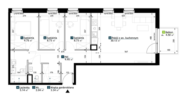 Rzut Stacja Rembertów - AA0103