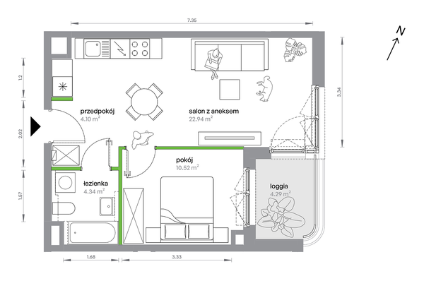 Rzut M Bemowo - AA0205/4