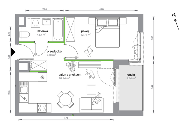 Rzut M Bemowo - AA0207/4