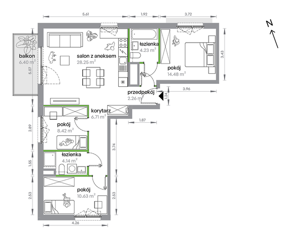 Rzut M Bemowo - AB0108/4