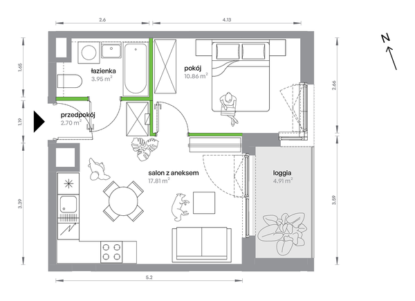 Rzut M Bemowo - AB0402/4
